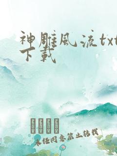 神雕风流txt下载