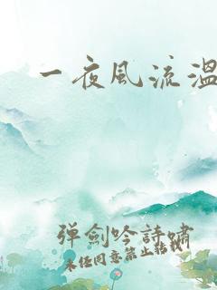 一夜风流温暮生