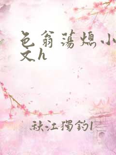 色翁荡熄小说全文h