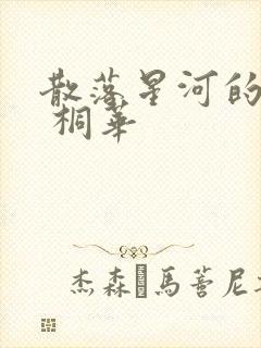 散落星河的记忆 桐华