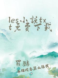 les小说txt免费下载