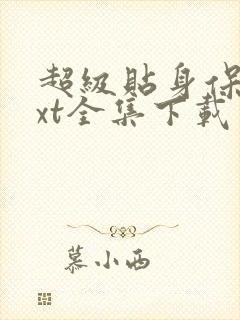 超级贴身保镖txt全集下载