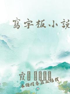写字板小说