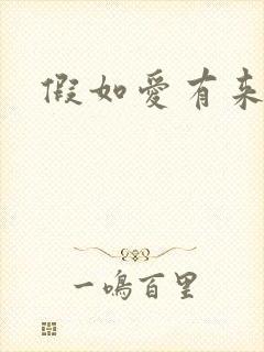 假如爱有来生