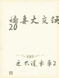 娇妻大交换1一20