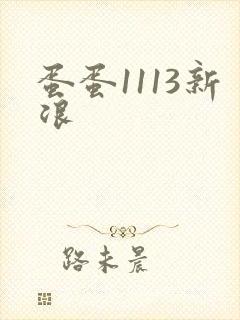 蛋蛋1113新浪