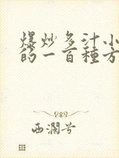 爆炒多汁小美人的一百种方法