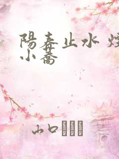 阳春止水 烟树小荞