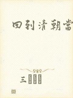 回到清朝当王妃