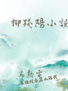 柳残阳小说下载