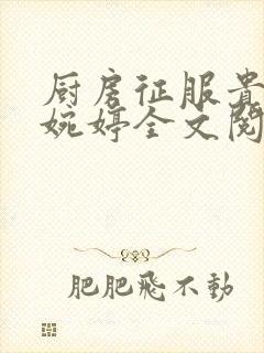 厨房征服贵妇秦婉婷全文阅读