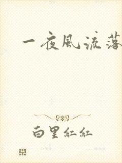 一夜风流落裔