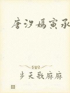 唐汐嫣寅承小说