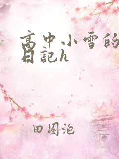 高中小雪的性欢日记h