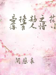 帝后劫之花开花落有人惜 小说