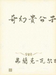 奇幻贵公子全集