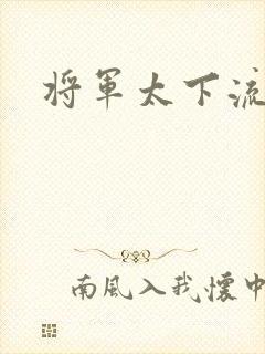 将军太下流