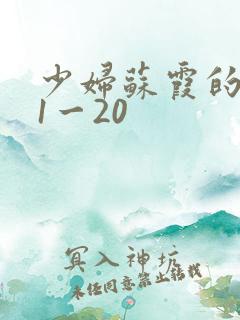 少妇苏霞的沉沦1一20