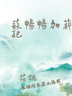 苏畅畅加薪奋斗记