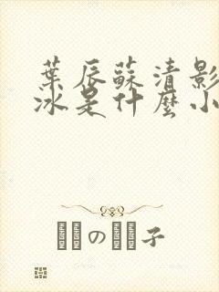 叶辰苏清影秦若冰是什么小说