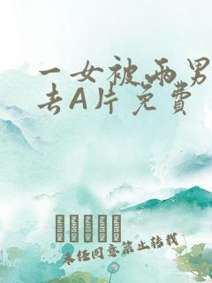 一女被两男桶进去A片免费