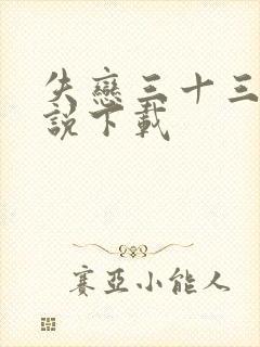 失恋三十三天小说下载
