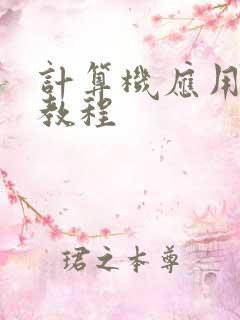 计算机应用基础教程