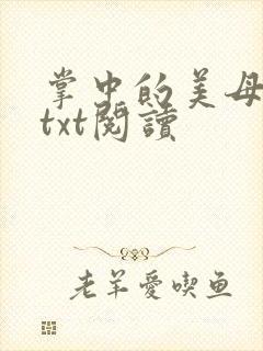 掌中的美母版主txt阅读