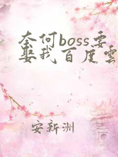 奈何boss要娶我百度云