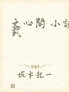 文心阁 小说连载