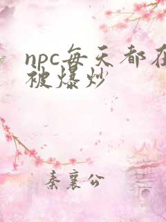 npc每天都在被爆炒