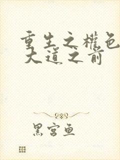 重生之权色巅峰 大道之前