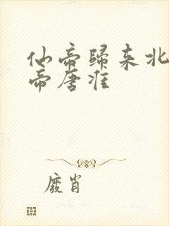 仙帝归来北斗仙帝唐准