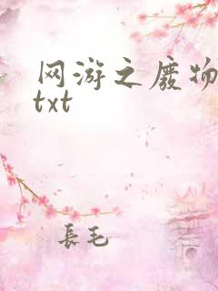 网游之废物传说txt