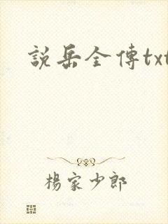 说岳全传txt