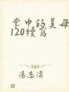 掌中的美母版主120续写