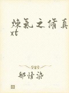 炼气之修真者txt