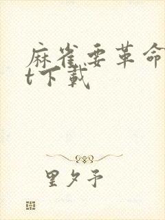 麻雀要革命txt下载