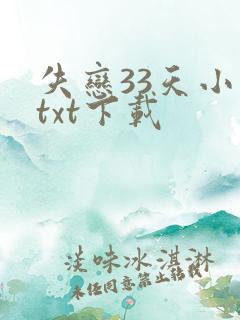 失恋33天小说txt下载