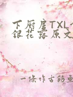 下厨房TXL金银花露原文