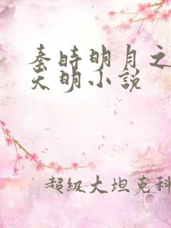 秦时明月之夜尽天明小说