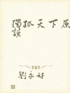 独孤天下原著小说