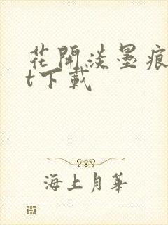 花开淡墨痕txt下载