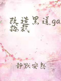 改造黑道gay总裁