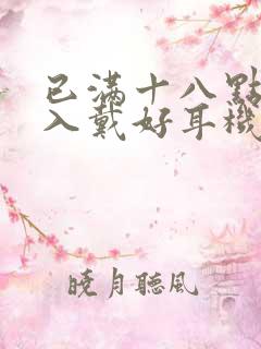 已满十八点此进入戴好耳机