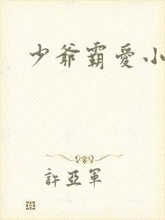 少爷霸爱小丫头