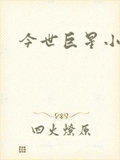 今世巨星小说