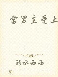 当男主爱上男配