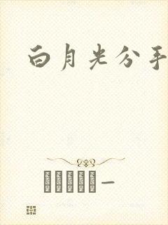 白月光分手日常