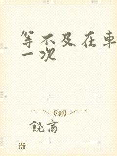 等不及在车里做一次